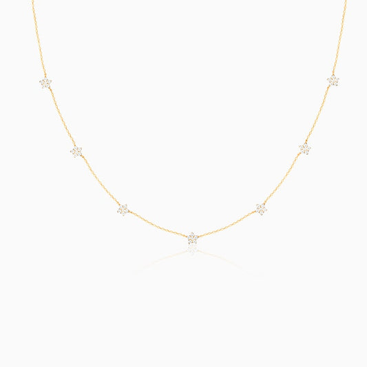 Golden Star Constellation Necklace